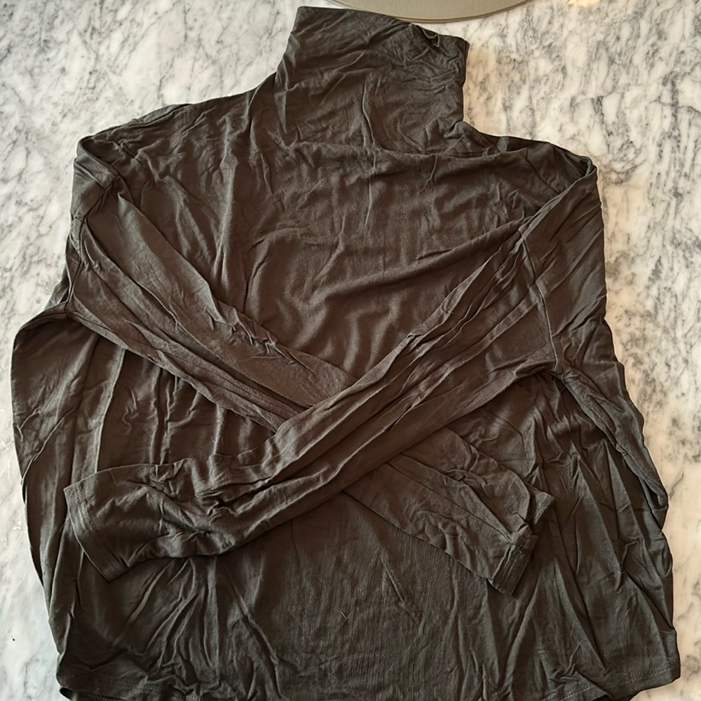 Aritzia Babaton forest green turtle neck
